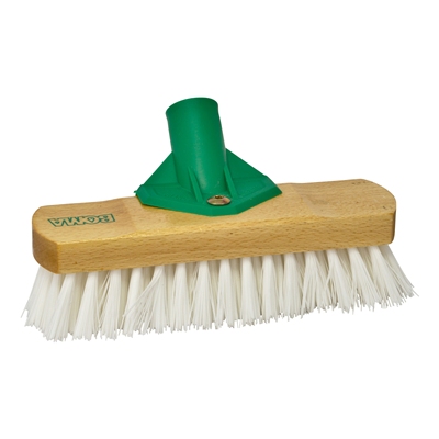 Polyamide scrubbing broom with handle bracket - 23 cm