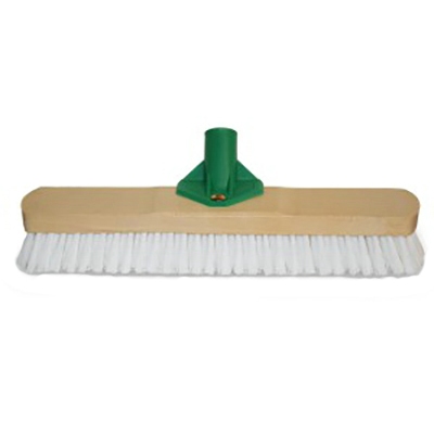 Polyamide scrubbing broom with handle bracket - 32 cm