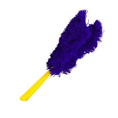 Coloured fluffy duster - BLUE