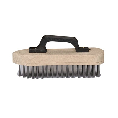 Brosse en acier ovale
