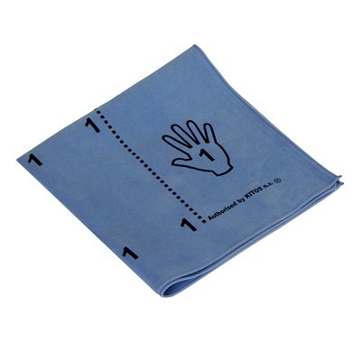 Greenspeed Topswipe microfibre cloth with fold print - 40 x 40 cm - BLUE