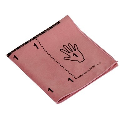 Lavette microfibres Greenspeed Topswipe avec impression de la technique de pliage - 40 x 40 cm - ROUGE