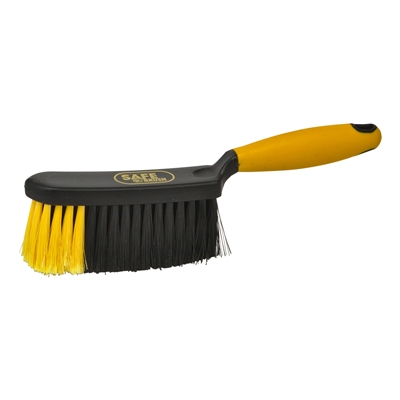 Soft industrial hand brush - 28 cm - BLACK/YELLOW