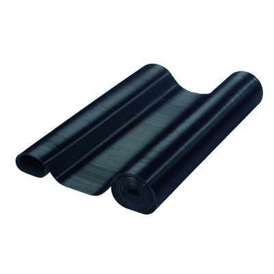 Geribde rubbermat 6 mm - afsnijding per lopende meter, rolbreedte 1,2 m