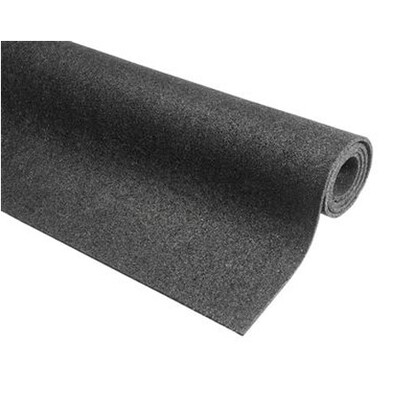 10 mm rubber undermat - cut per metre, roll width 1.25 m