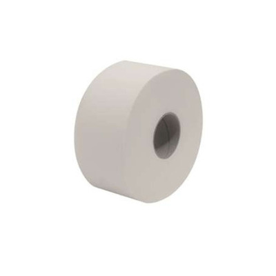 Jumbo One Papier Toilette - Centerfeed - pure tissue - 2 plis - 200 m - BLANC - 12 rouleaux