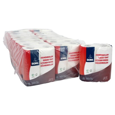 BOMA Kitchenrole 2ply WHITE