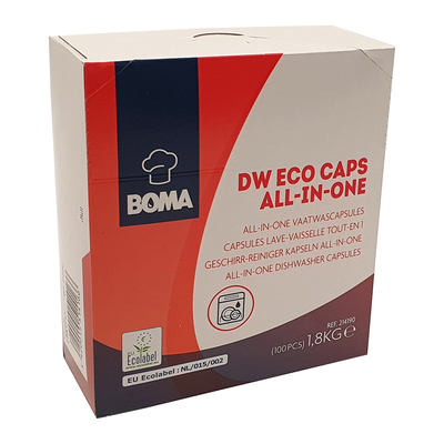 DW Eco Caps All In One capsules lave-vaisselle - 1,8 kg - 100 pièces (bientôt Dish Caps)