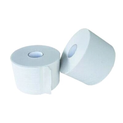Traditioneel toiletpapier - zuiver tissue - 2-laags - 909 vel - WIT - 24 rollen