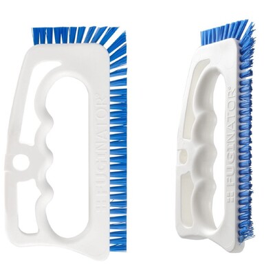 Grout brush - manual handle - BLUE