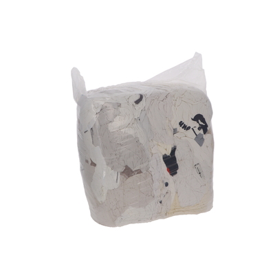 Chiffons de nettoyage textiles - BLANCS - 10 kg