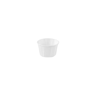 Sauce jar paper white 60ml ø58x36mm 2400 pcs