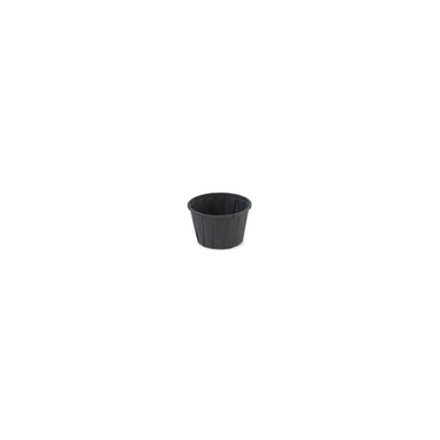 Sauce jar paper black 37ml ø50x31mm 2400 pcs
