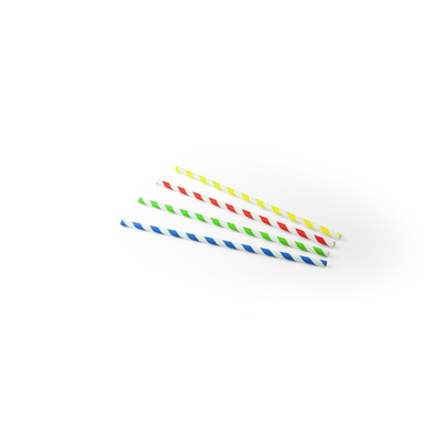 Striped Paper Straw Assortment