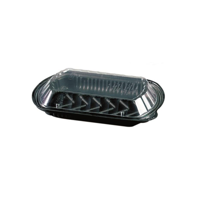 Black Dish with Lid