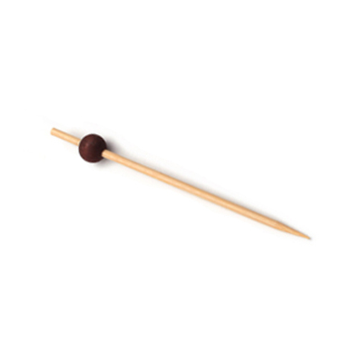 Prikker Bamboe Zwarte Bol 10cm 250st