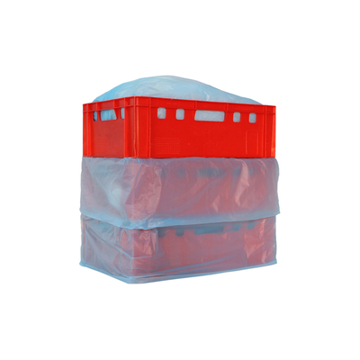 Crate Bags, Blue, Transparent,