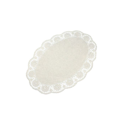 Oval Lace White 22x15cm 250pcs