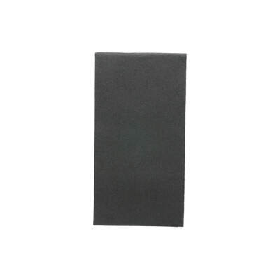 Double point napkin black 1/8