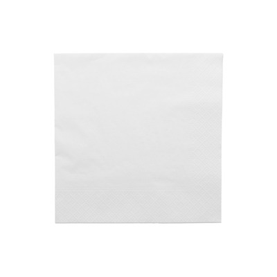 Tissue napkin white 2ply 1/4 39x39cm 1600pcs