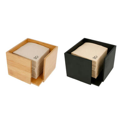 Napkin Holder Bamboo 13.5x13.5x10cm