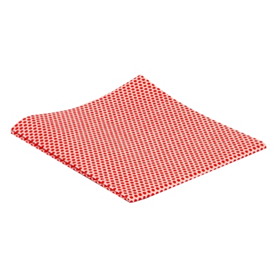 Latex nub cleaning cloth - 35 x 38 cm - RED