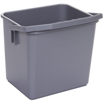 Seau 6L GRIS anse GRISE