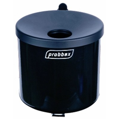 Wand-asbak rond - 1,5L ZWART