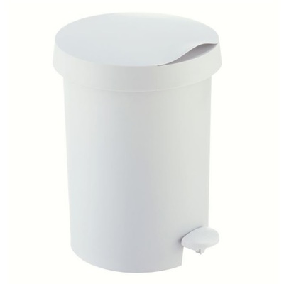 Pedaalemmer kunststof 5L WIT