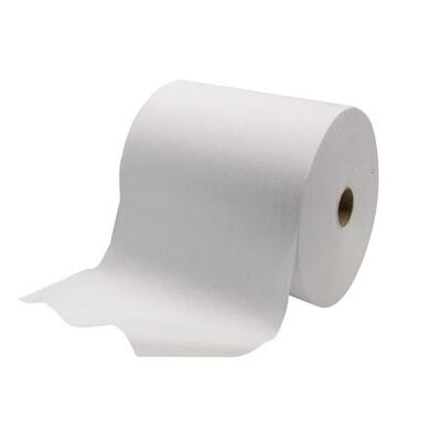 Towel roll - non woven - 40 m x 25 cm - WHITE - 12 rolls