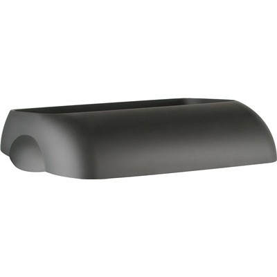 Admire lid bin 23L BLACK