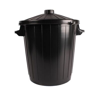 Garbage can plastic+lid 50L