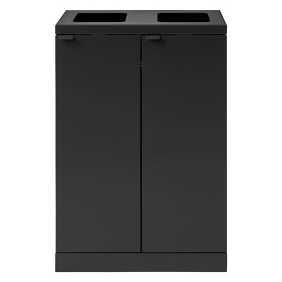 Bomabin Select Bica - 2 x 65 l - BLACK - open/open