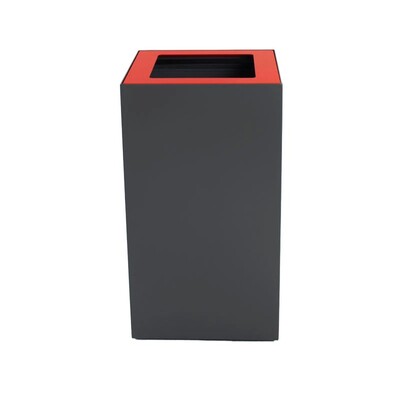 Bomabin Select Modus - 90 l - GRIJS - deksel ROOD