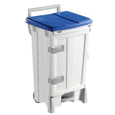 Bomabin Select Pedal Classic Ergo - 90 l - WHITE - lid BLUE