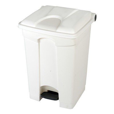 Bomabin Select Pedal Classic - 45 l - BLANC - couvercle BLANC