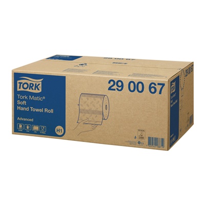 Tork Matic Advanced handdoekrol - zacht - 2 laags - 150 m x 21 cm - 6 rollen - WIT - 290067