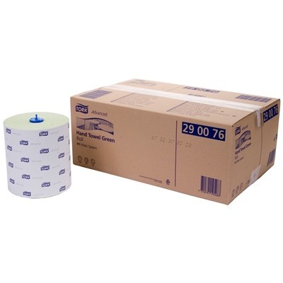 Tork Matic Advanced handdoekrol - zacht - 2 laags - 150 m x 21 cm - 6 rollen - GROEN - 290076