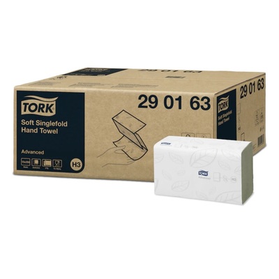 Tork Advanced Hand Towel Singlefold 2ply 23x25cm 15x250pcs - 290163