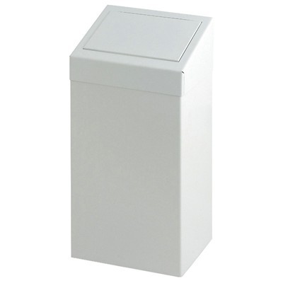 Steel waste bin push 50L