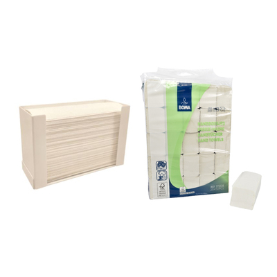 Hygiënepakket 6: Tafeldispenser handdoekjes + 1 x multifold handdoekjes 3750 stuks