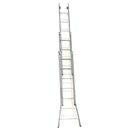 Window cleaning ladders with wide base
