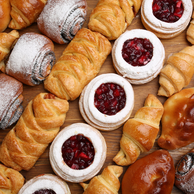 Pains dans une boulangerie