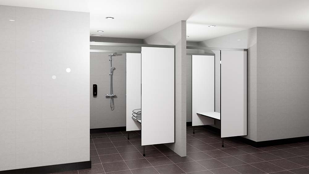 Keeping the showers clean