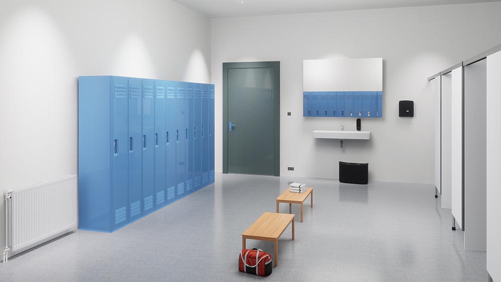Alles voor een schone kleedkamer