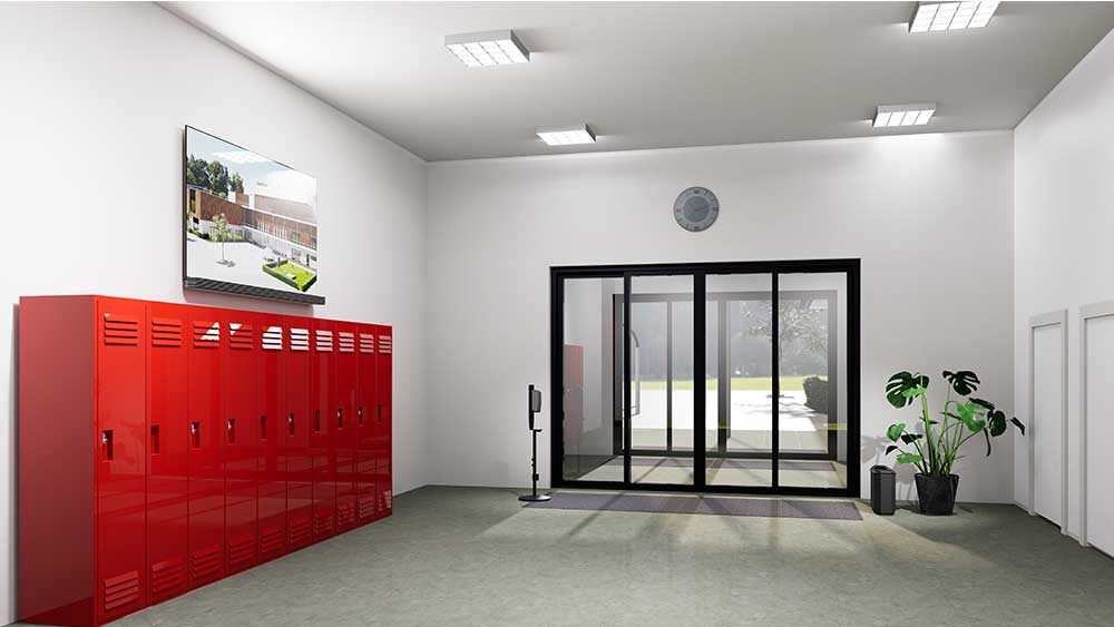 Everything you need for a clean entrance lobby