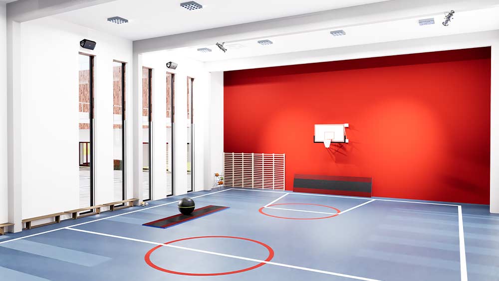 Everything you need to clean your sports hall