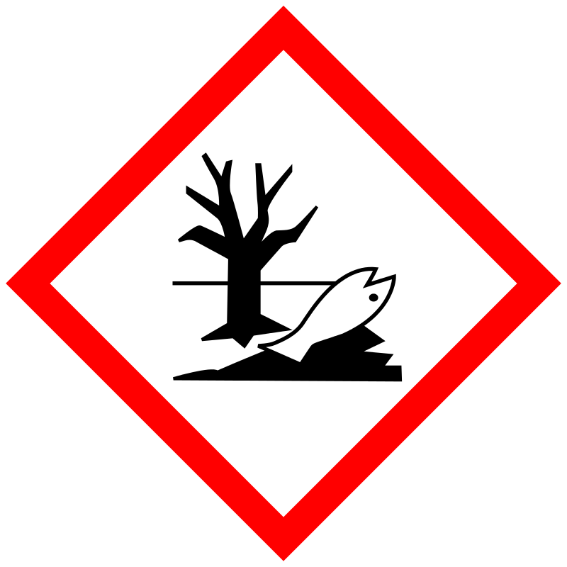 Gevarensymbool schadelijk voor het milieu