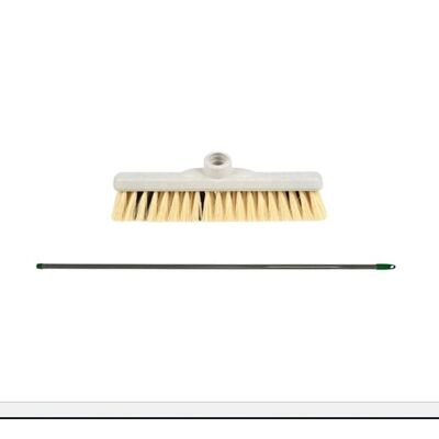 105465: Brosse  rcurer Tampico soft avec accessoire  manche - 25 cm - avec manche 150 cm