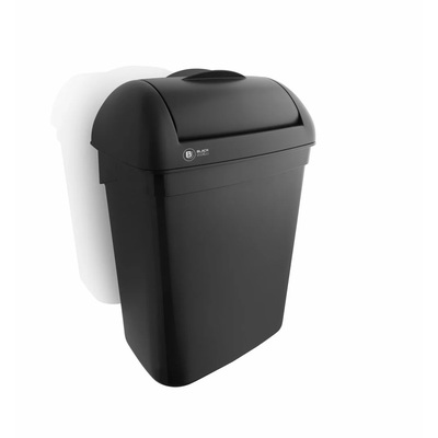 625397: Black Satino conteneur pour hygiène féminine - 8 l - 180322/332170